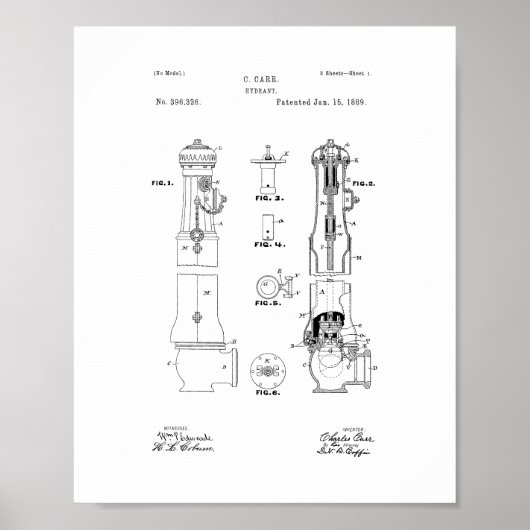 Feuerlöschpatent Poster (Vorne)