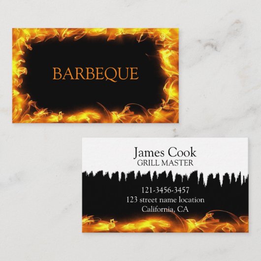 Feuerlöschrahmen Visitenkarte (Vorne/Hinten)