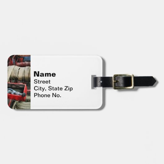 Feuerlöschschläuche Gepäckanhänger (Vorderseite horizontal)