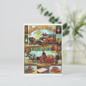 Feuerlöschunternehmen Postkarte (Stehend Vorderseite)