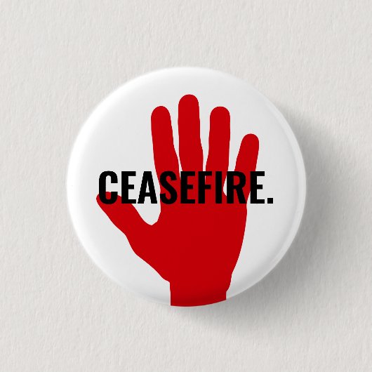 Feuerlöschweißer schwarzer Handschrift fett gedruc Button (Vorderseite)