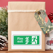 Feuerlöschzeichen Rechteckiger Aufkleber