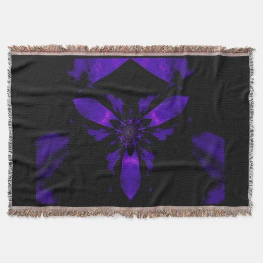 Feuerlotus Deep Lila 1 Decke (Vorderseite)
