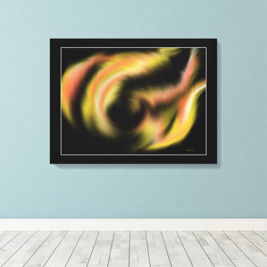 Feuermalerei des Heiligen Geistes Leinwanddruck (Insitu (Holzboden))