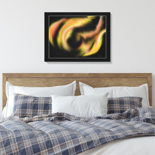 Feuermalerei des Heiligen Geistes Leinwanddruck (Insitu (Schlafzimmer))