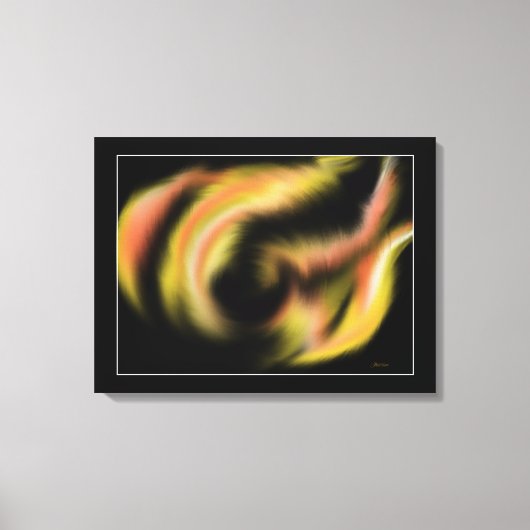 Feuermalerei des Heiligen Geistes Leinwanddruck (Vorderseite)