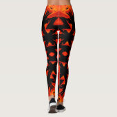 Feuermandala Leggings (Rückseite)
