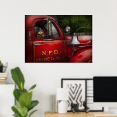 Feuermann - Das ist mein Lastwagen Poster (Heimbüro)