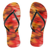 Feuermarmor Abstrakt Badesandalen (Fußbett)