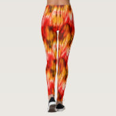 Feuermarmor Abstrakt Leggings (Rückseite)