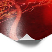 Feuermaske Fotodruck (Ecke)
