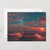 Feuermeer Postkarte (Vorne/Hinten)