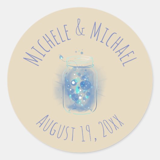 Feuermelder im Jar-Datum Personalisierter Namen Runder Aufkleber (Vorderseite)