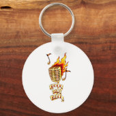 Feuermikrofon Schlüsselanhänger (Vorderseite)