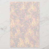 Feuermuster Briefpapier (Vorderseite)