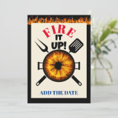 FEUERN EINLADUNG (Stehend Vorderseite)