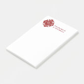 Feuern Sie Abteilung kundenspezifische Posten-it® Post-it Klebezettel (angewinkelt)