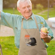 Feuern Sie es in Flammen und Grill Personalisiert