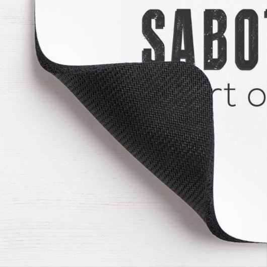 Feuern Sie ihre Verantwortlichkeit Mousepad ab (Ecke)