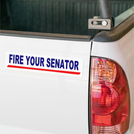 Feuern Sie Ihren Senator Autoaufkleber (Auf Lkw)