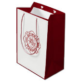 Feuern Sie Mittlere Geschenktüte (Rückseite Schrägansicht)