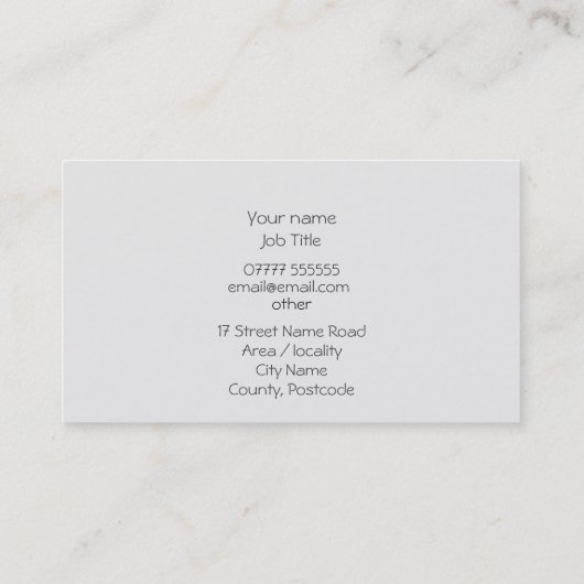 Feuern Sie Vogel Phoenix auf schwarzem und Visitenkarte (Rückseite)