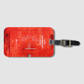 Feuernotfall Gepäckanhänger (Vorderseite (Horizontal))