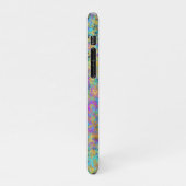 Feueropal Edelstein Imitate Gold Iridescent iPhone Hülle (Linke Seite)