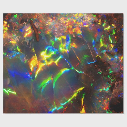 Feueropal Geschenkpapier (Flach)