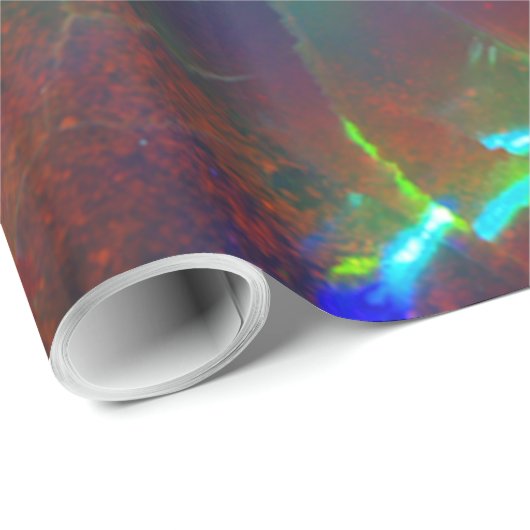 Feueropal Geschenkpapier (Rolleneckpunkt)