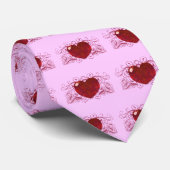Feueropal Herz Krawatte (Gerollt)