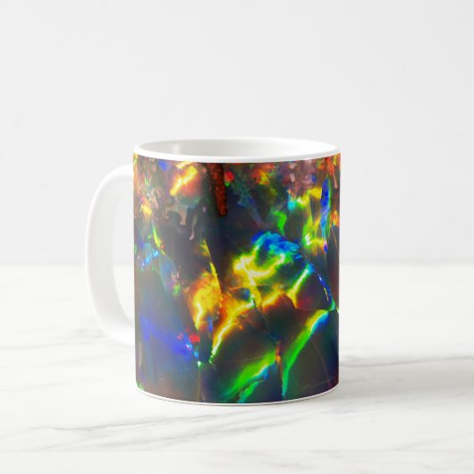 Feueropal Kaffeetasse (Vorderseite Links)