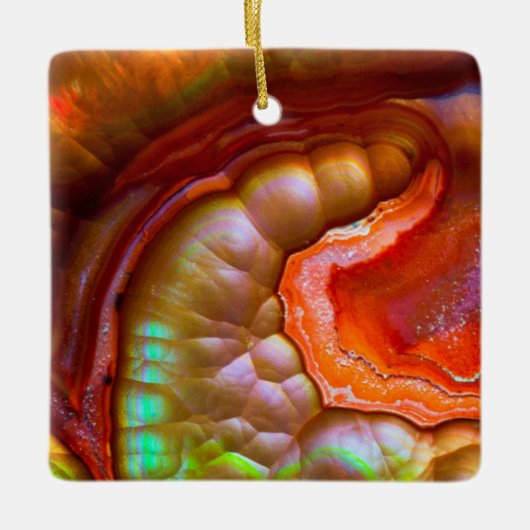 Feueropal Keramikornament (Vorderseite)
