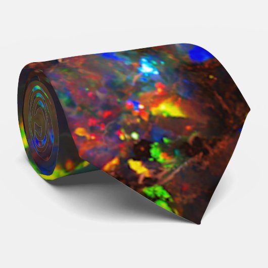 Feueropal Krawatte (Gerollt)