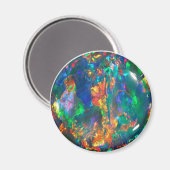 Feueropal Magnet (Vorderseite/Rückseite)