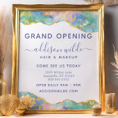 Feueropal Moderne Rainbow Edelstone Business Flyer