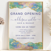 Feueropal Moderne Rainbow Edelstone Business Flyer