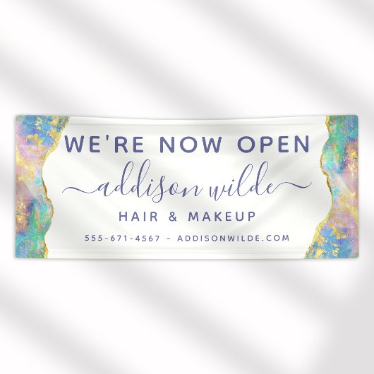 Feueropal-Rainbow-Edelstein-Banner Banner