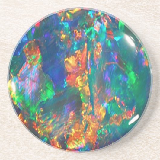 Feueropal Sandstein Untersetzer (Vorne)