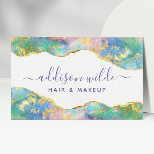 Feueropal Visitenkarte