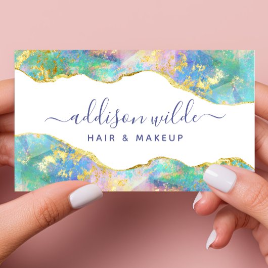 Feueropal Visitenkarte