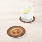 Feuerorakel-Orb Getränkeuntersetzer (Seite)