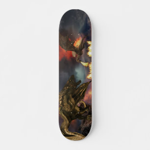 Feuerparade Dragon Wyvern Vulkan Lava Skateboard