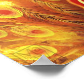 Feuerpfau Poster (Ecke)