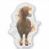 Feuerpferd Aufkleber (Vorderseite)