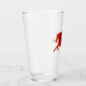 Feuerpferd Aufkleber Glas (Rechts)