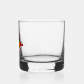 Feuerpferd Aufkleber Whiskyglas (Links)