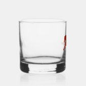 Feuerpferd Aufkleber Whiskyglas (Rechts)