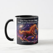 Feuerpferd "Brennende Ambition" Tasse (Links)