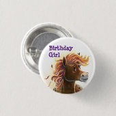 Feuerpferd Button (Vorne & Hinten)